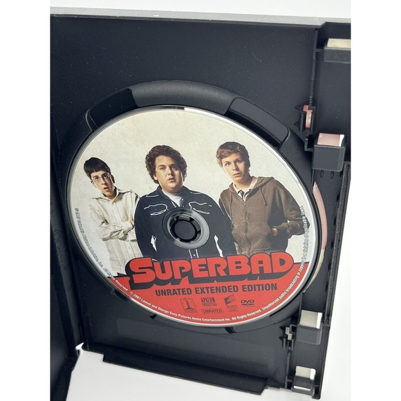 Super Bad Unrated Extended Edition DVD Very Good Condition Blockbuster Collector - Picture 3 of 3